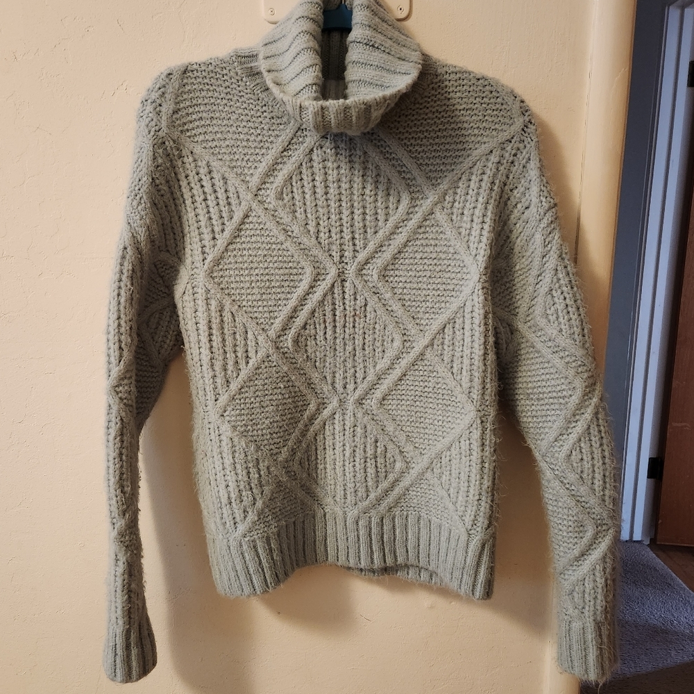 Baby blue turtleneck sweater, xs, CASLON brand